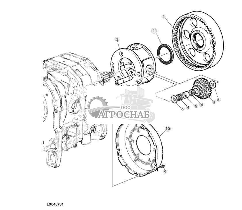 ПЕРВИЧНАЯ ПЛАНЕТАРНАЯ ПЕРЕДАЧА В СБОРЕ 